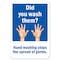 Signmission Safety Sign, OSHA Notice, 7" Height, Rigid Plastic, Did You Wash Them OS-NS-P-710-25571 - alternate 1
